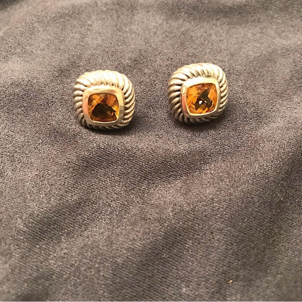 DAViD YURMAN citrine earrings